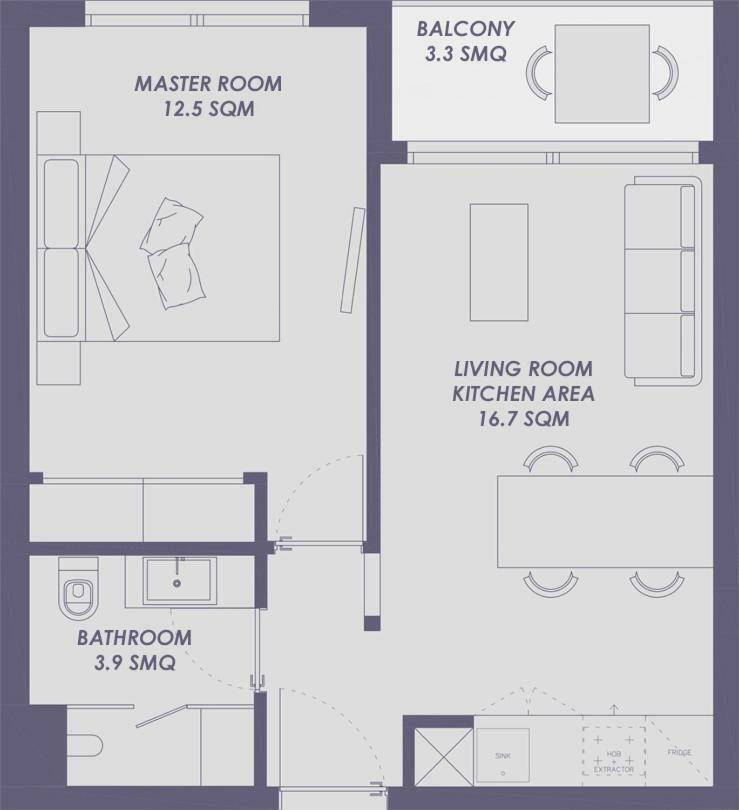Apartment Cozy Flat With Amazing Roof In